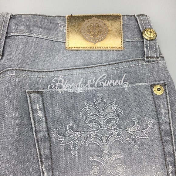 5/$25 First Kiss Denim Mini Skirt NWOT - Picture 6 of 8
